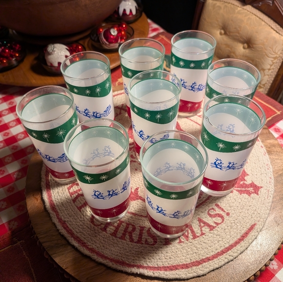 💥SOLD💥Libbey Glassware Up-Up And Away"Set Of 9" - Picture 5 of 6